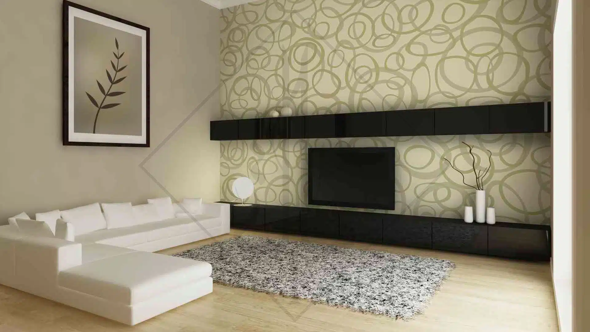 کاغذ دیواری مدرن