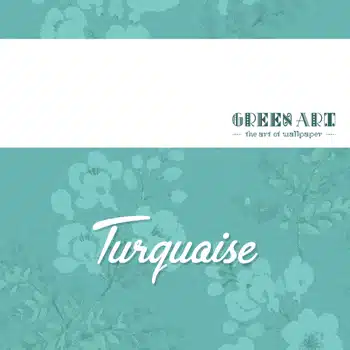Turquaise کاغذ دیواری ترکوییز