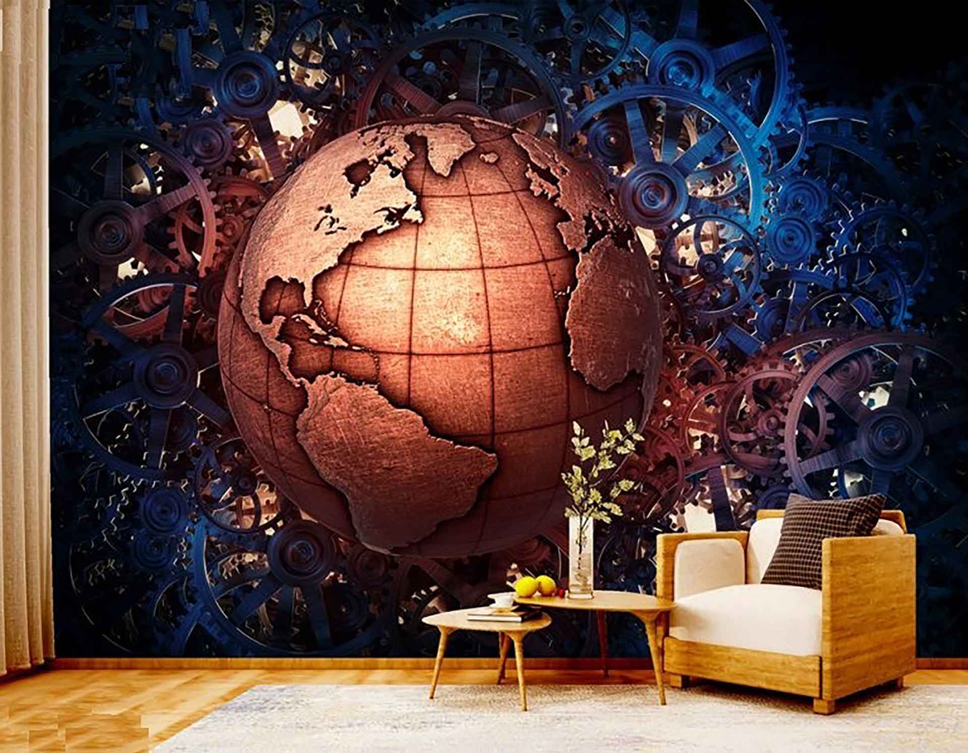 پوستر دیواری کره زمین