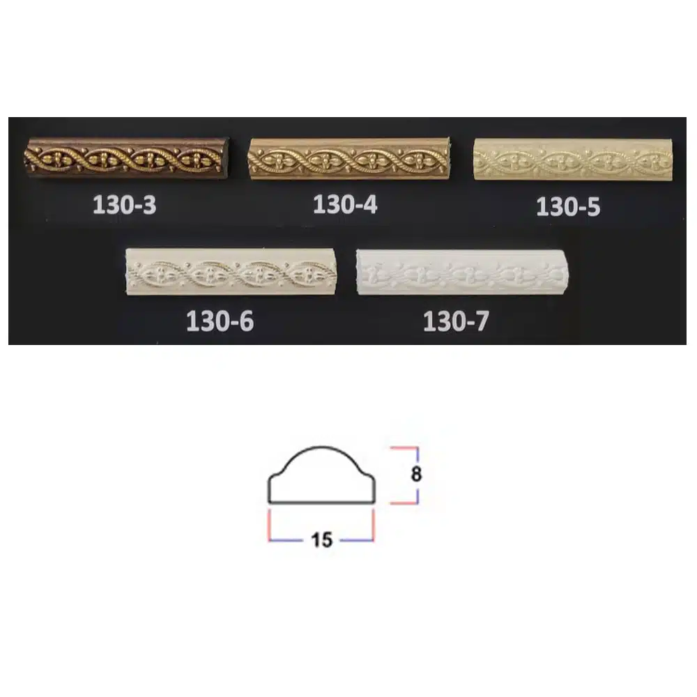 تسمه پی وی سی مات 15 میلیمتر کد 130