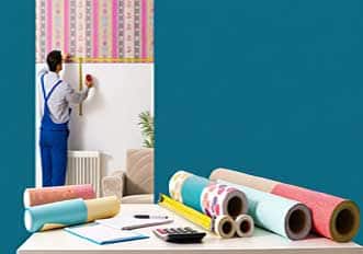 نحوه اندازه گیری کاغذ دیواری