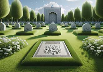 چمن مصنوعی برای سر مزار