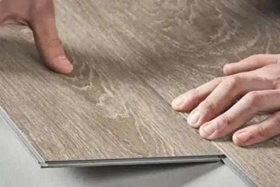 کفپوش پی وی سی کلیک دار