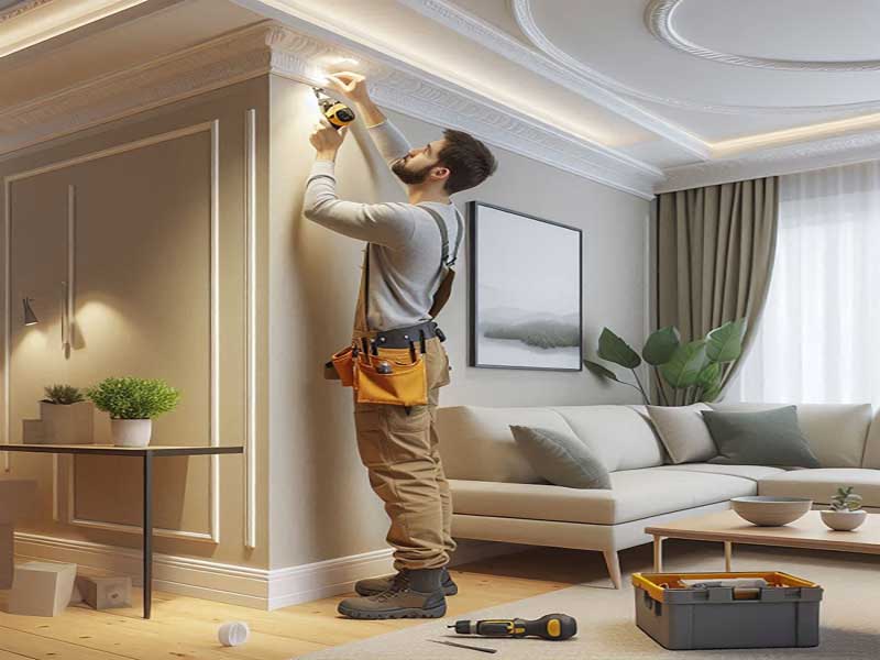 نحوه برش قرنیز پی وی سی 