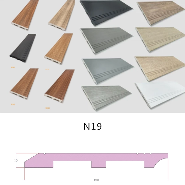 قرنیز پی وی سی 150 میلیمتر کد N19