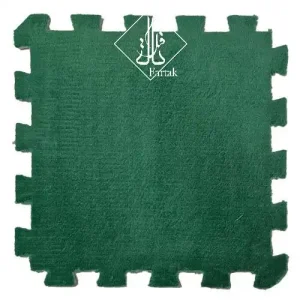 موکت پازلی 34 سانت سبز